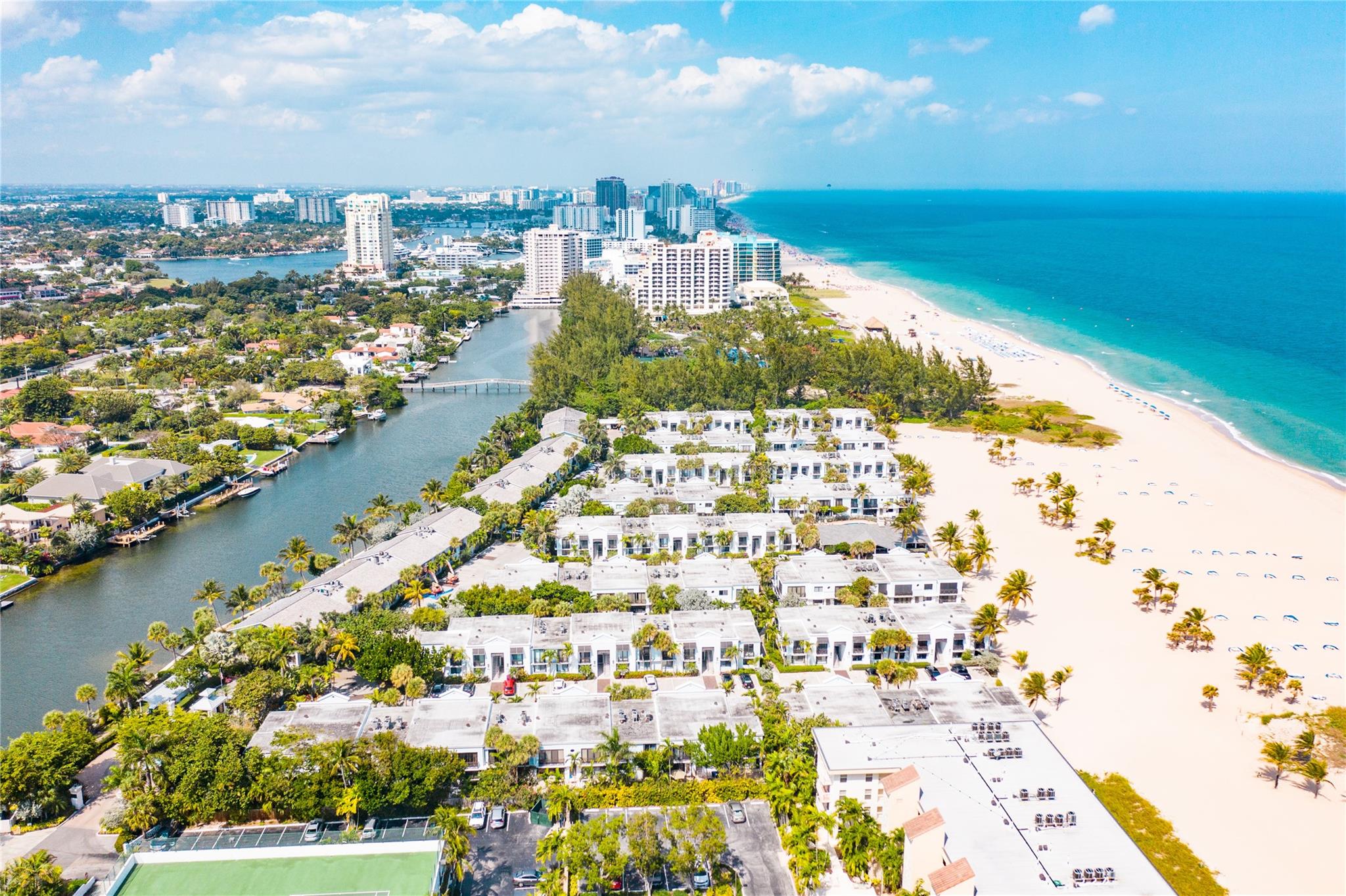 Experience the ultimate beachfront living at The Oceanage, located on one of Fort Lauderdale's most coveted beaches. This beautifully appointed apartment offers direct access to a private beach, a refreshing pool, and breathtaking views of the ocean and cruise ships departing from Port Everglades. Fully furnished and equipped, this apartment is your perfect winter getaway. Escape the cold and unwind in your own tropical paradise in sunny Florida. Enjoy a fantastic backyard retreat with a BBQ grill and a serene lake view—perfect for relaxing or entertaining friends!