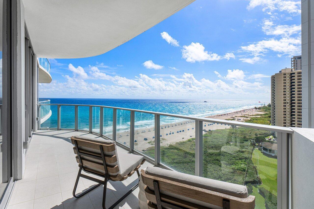 Imagine waking up every day to the sound of waves, uninterrupted ocean views, and sweeping intracoastal vistas from your brand-new, never-lived-in home. This fully furnished 2-bedroom, 2.5-bath residence at Amrit Ocean Resort & Residences redefines luxury living, featuring top-of-the-line furnishings from Restoration Hardware. It's not just a home, it's your front-row seat to the ocean. Designed with meticulous attention to detail, the interiors boast Italian porcelain flooring, top-of-the-line Italkraft cabinetry, sleek quartz countertops, and high-performance Miele appliances. Floor-to-ceiling high-impact glass provides both safety and breathtaking views, while modern, spa-like bathrooms complete the contemporary elegance. Every detail has been carefully considered, including