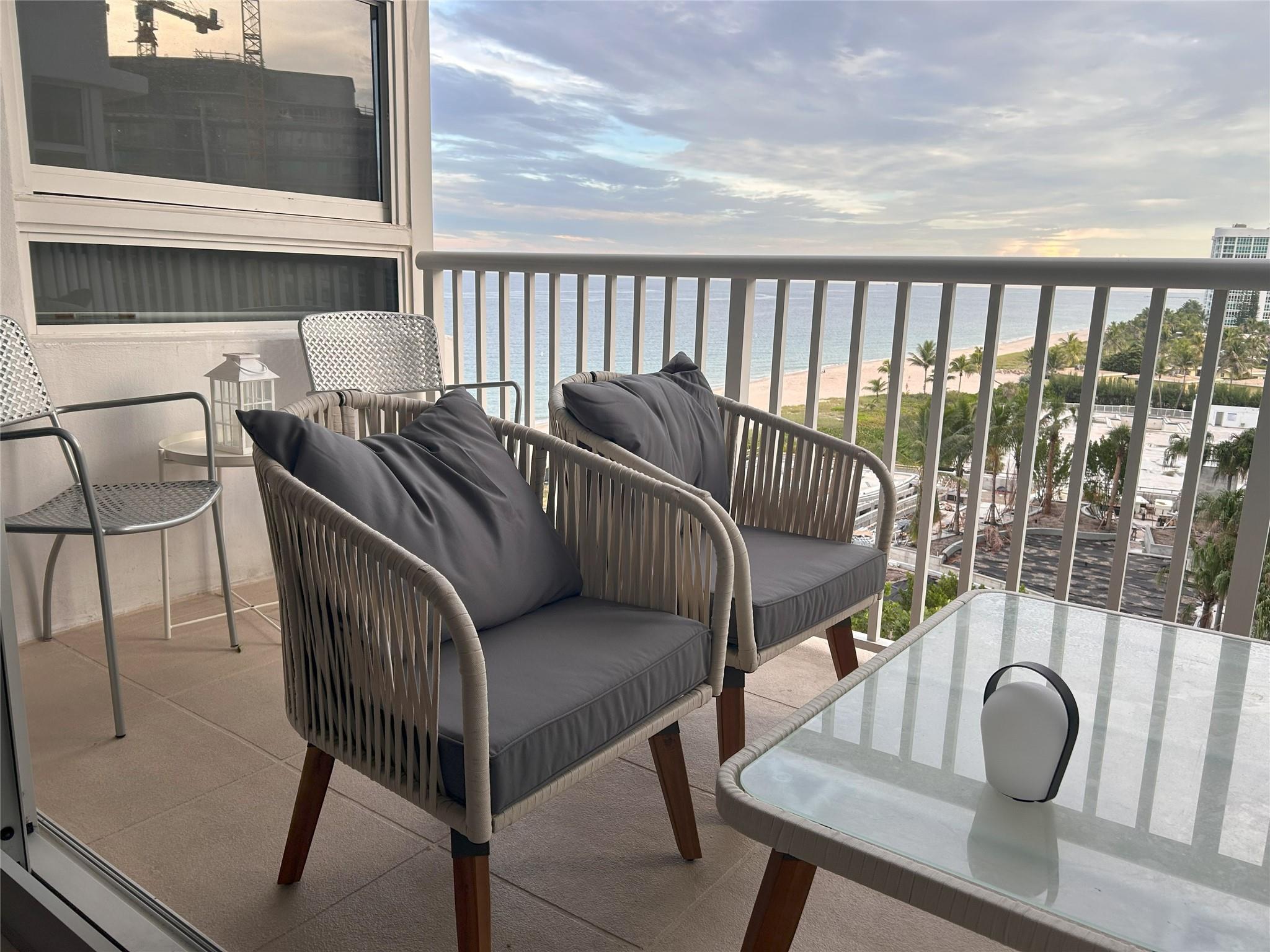 Enjoy beachfront living in this condo for rent for Season 2025-26. You will love this unit and building! 2 Bed 2 Bath renovated condo with floor to ceiling windows and stunning ocean front views. Open floor plan and a private balcony. Updated bathrooms. Washer and dryer in unit. Garage parking for your vehicle. Rent includes: Water, Internet & Cable. Building has been renovated and has a lot to offer! Heated pool, hot tub, tennis, pickleball, gym, sauna, 24/7 security, and an incredible 29th floor longue with unbelievable views & bar for entertaining guest or community gatherings. 1 mile to Pompano fishing pier, or visit Lauderdale By the Sea 3 miles south for shopping, restaurants or entertainment in either direction. Flexible rental options from 4-6 months. No pets.