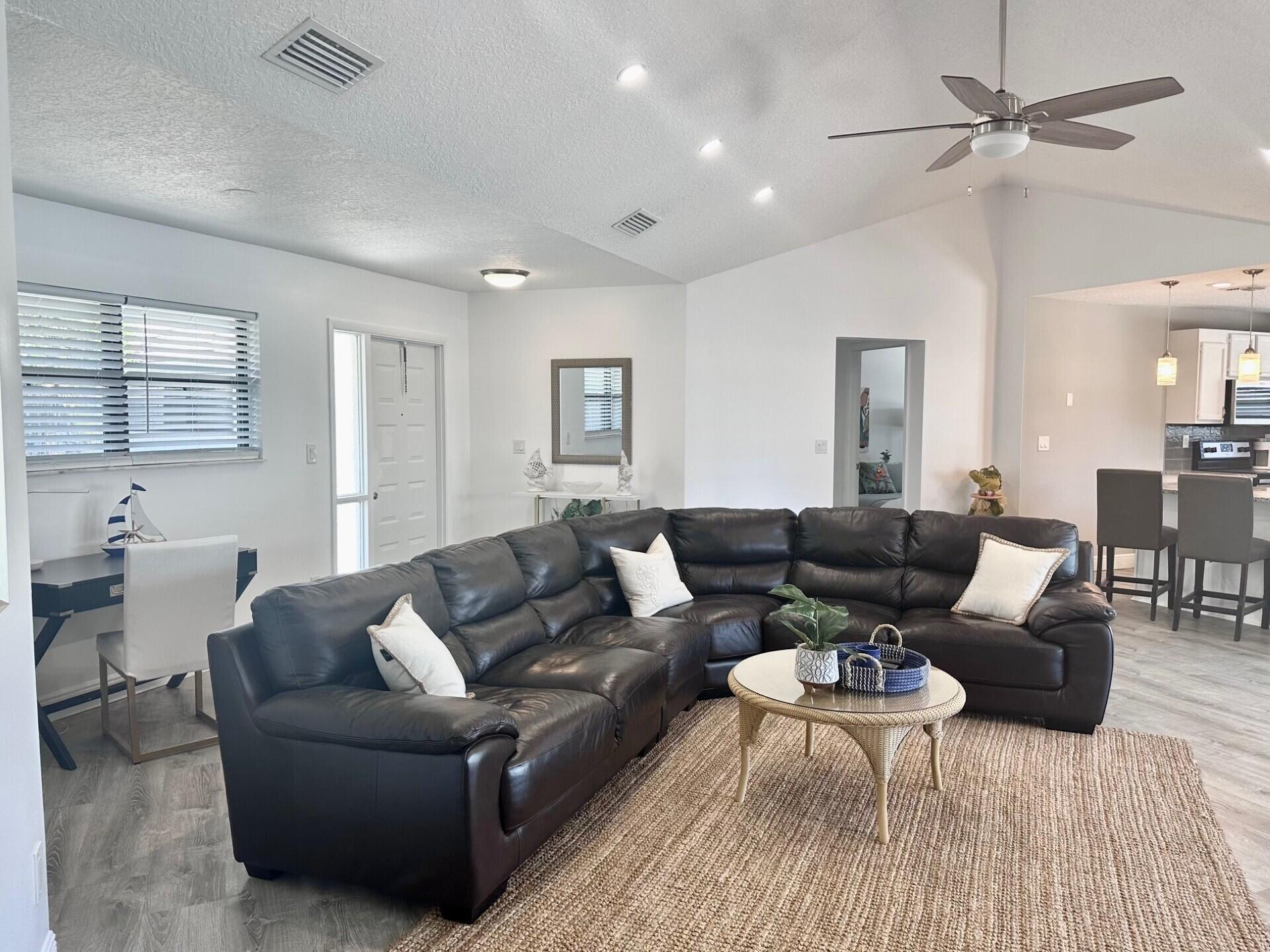 Available Nov 1st. Fully Furnished Seasonal Rent (Jan-Apr): $7,500/mFully Furnished Annual Rent: $3,500/mTurnkey FULLY FURNISHED 2BR/2BA Villa in Bella Vista!Live the ultimate Florida lifestyle in this fully furnished, single-level villa just minutes from the beach, Carlin Park, shops, dining, and more! Enjoy a private screened patio, open courtyard, and BBQ area. Split floor plan with king in master & two queens in guest room. Resort-style amenities: heated pool, tennis, pickleball, bocce & racquetball.