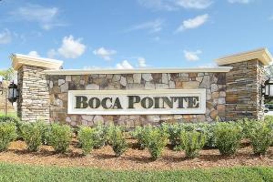 Rarely available single family home in one of Boca Point's finest communities!
This stunning house is located right across the street from community pool &
is beautifully upgraded throughout.Double door entry with stunning  tile inlay as you enter.
3 large bedrooms plus extra bonus room/den. 3 full baths,all redone. Top of the line appliances, open & spacious kitchen.Luxurious dark wood staircase leads to 2nd level  huge master bedroom suite with lots of closet space,spacious dressing area,& balcony.
High hats & soaring ceilings throughout.
Sky lights in bonus room & master bath. Spacious 2nd bedroom with crown molding. 3rd bedroom has built in for tremendous storage & room leads out to patio/backyard. 2 car garage plus large driveway. All new stainless steel kitchen appliances, exotic granite countertops,wood cabinetry, New roof! New water heater!Boca Pointe country club has optional al-a-carte membership plans available without having to purchase equity.Buyers choose your membership: social, golf, tennis. Choose your time: 3 months to 1 year.Enjoy this active golf,tennis and exercise lifestyle including exquisite dining room, valet parking, state-of-the art fitness center, aerobic & spinning classes, private trainers, heated pool,clubhouse