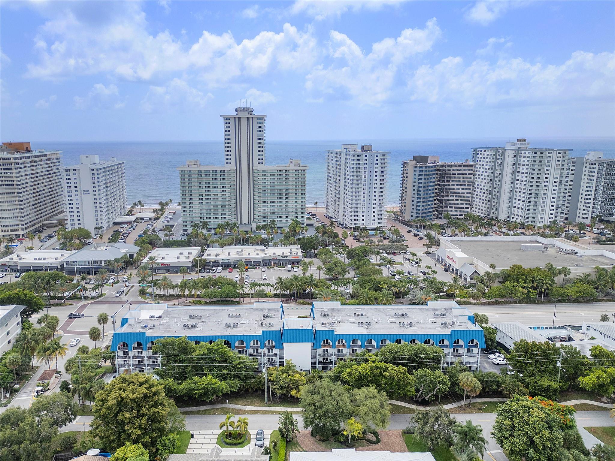 Welcome to Top of the Mile—Fort Lauderdale living at its finest! Perfectly situated just a short stroll from the beach, restaurants, shops, and the charming community of Lauderdale-by-the-Sea. This beautifully updated 2-bedroom, 2-bath residence offers both comfort and convenience. Enjoy a quiet position at the back of the building, away from bustling A1A. Featuring full impact windows, modern white shaker cabinetry, stainless steel appliances, and an in-unit washer/dryer. Spacious closets and abundant storage throughout. A true gem for beach lovers, snowbirds, or year-round residents seeking a vibrant coastal lifestyle.
