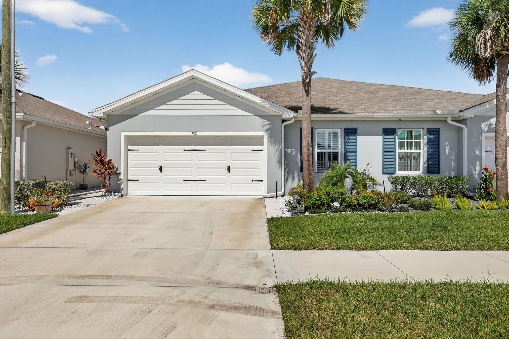 Introducing a newly finished 3 bedroom, 2 bath single family home in the sought after Avalon Crossing community. Built in 2023, the residence boasts a modern open plan layout. Step inside to find light filled living areas and contemporary finishes throughout, including durable tile flooring and crisp design elements. Location is premium just minutes to I 95, St. Lucie West shopping, beautiful beaches and downtown Fort Pierce's vibrant waterfront district. The Avalon Crossing address offers the blend of new construction quality and coastal Florida lifestyle.
