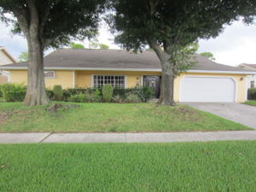 Great home in Sugar Pond. Remodeled kitchen, accordion hurricane shutters, great patio and pool! Master bedroom has a bonus room/office. Living room, family room and dining room. Outside has just been painted. Great schools and wonderful family neighborhood!