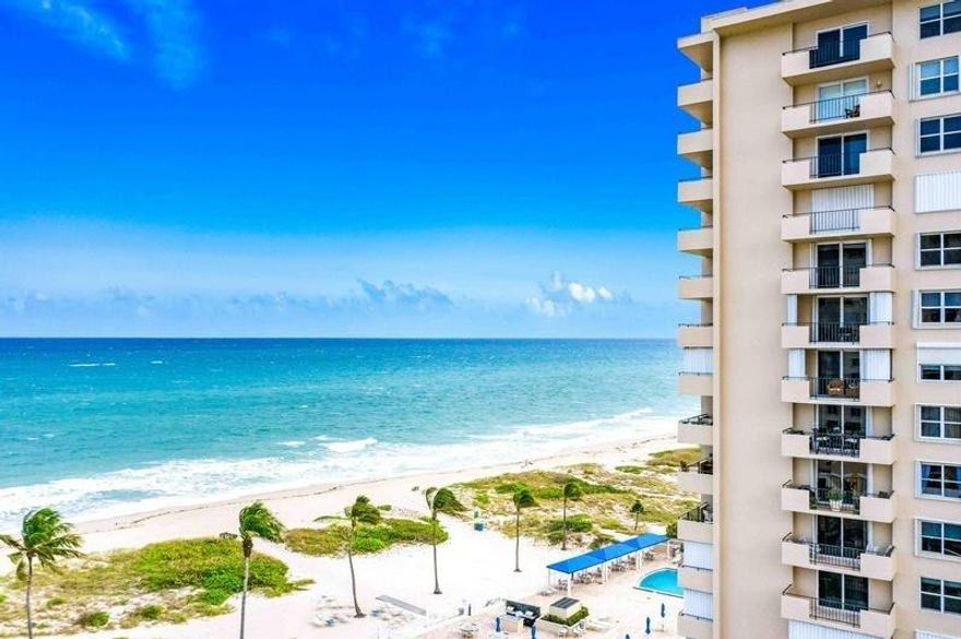 Totally Renovated  2/2  luxury condo  plus  sleeping  alcove!! Oceanfront  luxury Bldg  in LBTS!This  unit  is on the lobby floor- no balcony- but  walk  right  out  to the  pool deck  and ocean!Great location  close to  all that LBTS  offers!!  Courtesy  shuttle bus to town-This condo has new  furniture and  is  move in ready!  Start  living the   oceanfront  lifestyle!!