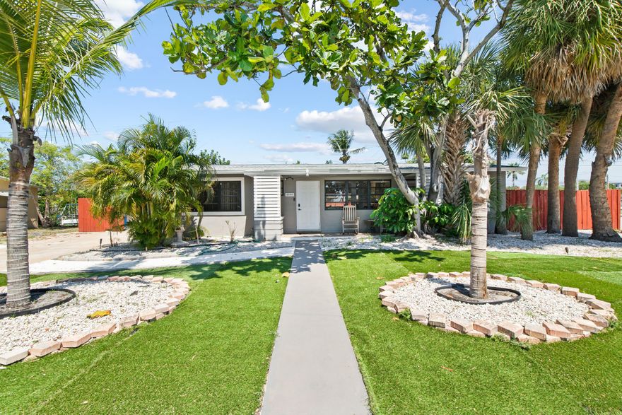 Great corner 4bedroom apartment bath home with large pool to enjoy with friends and family in your tropica fenced in back yard. Newer roof, just 2 years. Newer washer/dryer and A/c  Don't miss this opportunity. No HOA! Open and spacious home has so much to Offer. Pool/ tropical backyard / new roof/ new A/C , impact windows, corner home east of Dixie and 95. Perfect for Airbnb or for those looking g for a new home.