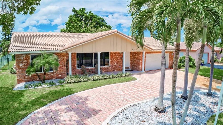 Custom paved circular drive-BRAND NEW roof-Brick Facade-Diagonal Cut Tile Edged w/Modern Baseboards-Textured Ceilings-2yrs New A/C-Huge Fenced Yard-Bonus Room & Cabana Bath off of the pool...I can go on & on! The kitchen overlooks the pool & is perfectly updated w/floor to ceiling cabinets, granite, & stainless steel appliances! Every room has walk-in closets w/2 rooms sharing the Jack & Jill bath. The master is situated on the opposite side of the home from the others for that perfect split floor plan.