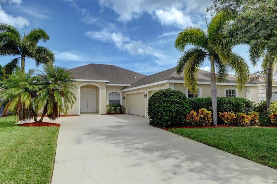 Beautiful home is located in one of the most desirable neighborhoods and on the quietest dead-end street offering so much privacy. Terrific floor plan is a true four bedroom home with separate living, dining and family rooms. The kitchen boasts granite counter tops, 42'' cabinets and two pantries. Spacious master suite has separate walk-in-shower, garden tub, dual sinks and two walk-in-closets. Large covered patio opens to the living room, family room and master suite. The Pines is ideal for walking, biking, has low monthly HOA fees and is within minutes to beaches, boat ramp.s, shopping and schools. Pick-up-trucks and pets welcome! This home is easy to see and available for immediate occupancy.