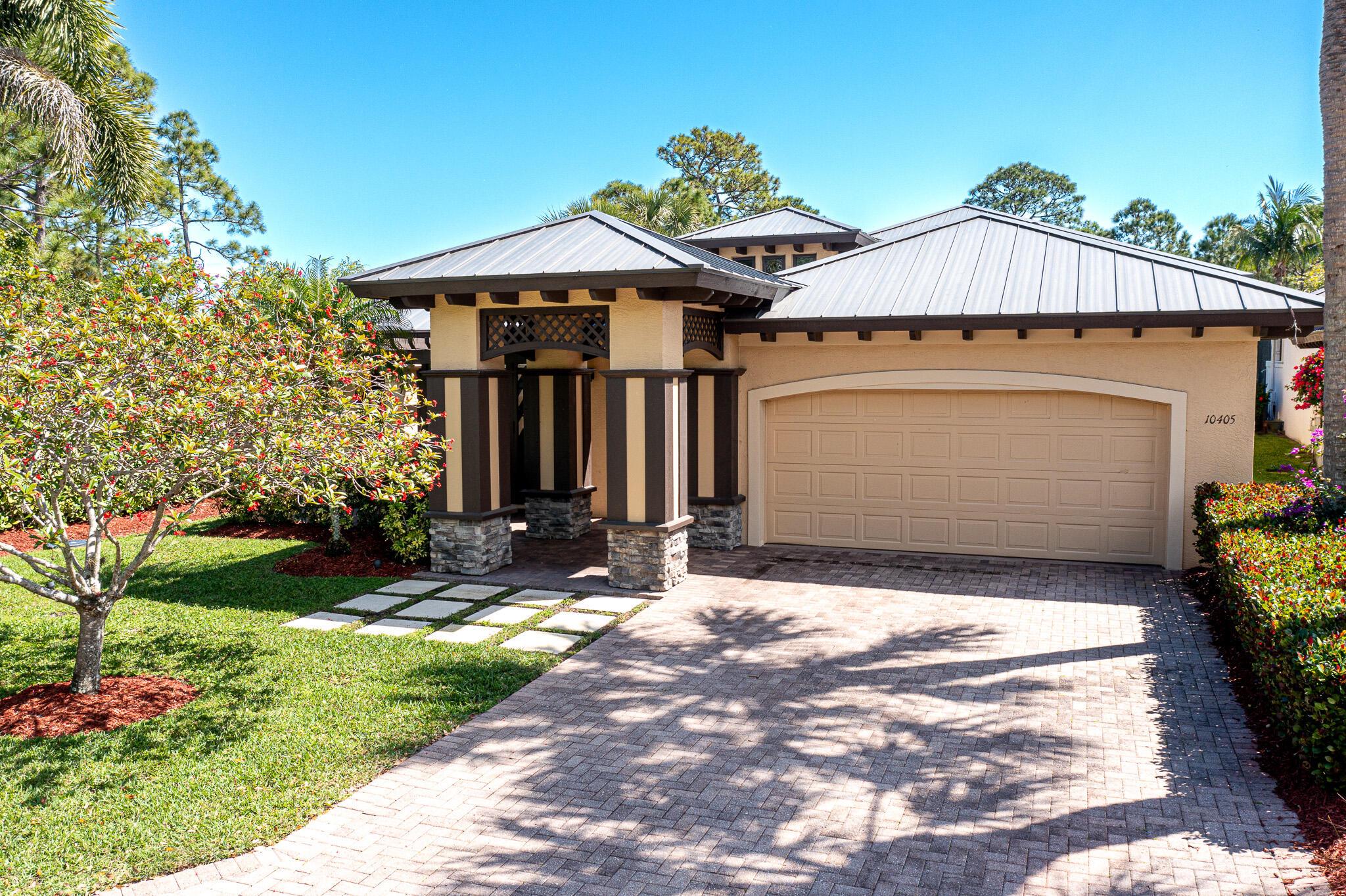 Exceptional Opportunity to own a 4 bedroom, 4 bath Golf Villa in the Medalist Village. Only 2 Courtyard Models were built featuring French Doors leading out to a private pool and screened lanai. Interior features a luxury main bedroom with walk-in Closet, luxury main bath with Jacuzzi Tub, separate shower and double sinks. Storm protection includes a whole house Generac Generator and Accordion Shutters. Club Membership offers 12 Hole Par 3 Golf, Tennis and Clubhouse with dining and fitness. Seller credit to Buyer for Membership Fee $35K and Capital Contribution $25K at Closing.