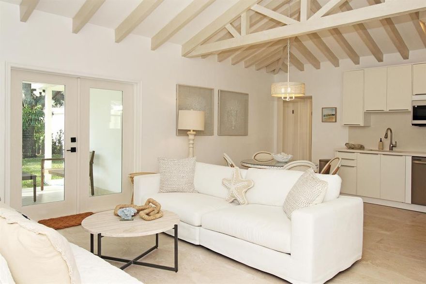 Fully Furnished Beautifully Renovated Single-Family Home! Step into this amazing 3-bedroom, 2-bathroom homefeaturing a charming screened front porch, impact windows and an open-concept kitchen with brand-newstainless steel appliances. Thoughtfully furnished and move-in ready—just bring your personal items and startenjoying the Florida lifestyle. Wake up to spectacular sunrises in your private backyard oasis, surrounded by lushlandscaping and sprinkler-fed garden—perfect for relaxing or entertaining. Located in a quiet, friendly neighborhood, just 10 minutes from the beach. Enjoy easy access to nearby golf courses, restaurants, art galleries and more. Don’t miss this rare opportunity to make this beautiful slice of paradise your home! Available seasonal at $4,000 per month.