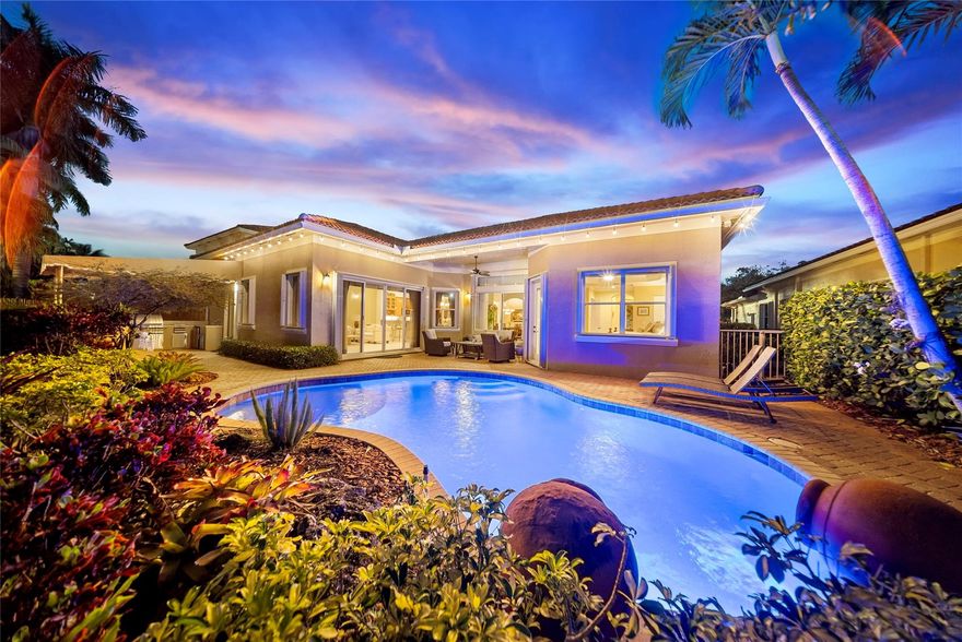 Beautifully Maintained 4 Bedrooms Plus Office and 3 Baths in the Sought After Gated Community of Venetian Isles! This Home Includes a Resort Style Private Backyard w/ Pool and Summer Kitchen. Features Include 2 BRAND NEW AC Units, Accordion Shutters, New Impact Front Door & Window, Gorgeous Gourmet Kitchen w/ Updated Granite Countertops & New Appliances, Extra Sink in Island for Food Prep, Custom Closets in Primary, Crown Moldings, HIS & HER BATHROOMS in Primary Bathroom Suite! Neutral Tile in Main Living, Wood Floors in Bedrooms, 12 ft Ceilings, New Gutters, All New Kohler Toilets, Sunbrella Canopy over Summer Kitchen, Large 3 Car Garage w/ Extra Storage, New Moen Faucets, Pool Newly Resurfaced, Community is Close to Sawgrass, Restaurants, Parks, A Rated Schools!