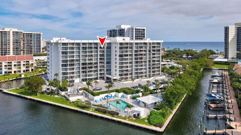 Photo of 4750 S Ocean Boulevard #907, Highland Beach, FL 33487 (MLS # R11102302)