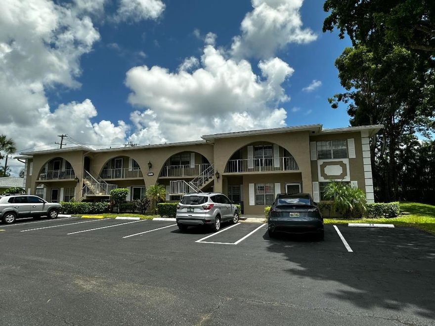 Updated 2 bedroom, 2 bathroom corner unit in Palm Greens of Delray. This updated condo has new vinyl flooring, baseboards and 12 x 24 tiles in both bathrooms. New light fixtures, sinks, faucets and much more. The kitchen has new Marble Backsplash, oversized sink and faucet. Living room is very spacious with added enclosed patio with plenty of windows for direct light. The master bedroom has a walk in closet, large quartz vanity countertop with make up area. The community has a resort style clubhouse, 2 pools, tennis pro on site, lap pool, billiards, 9 tennis courts, 2 gyms, library and to top it off a Cafe. Close to great restaurants, golf courses and plenty of shopping. Don't miss this great opportunity to live in Delray Beach!