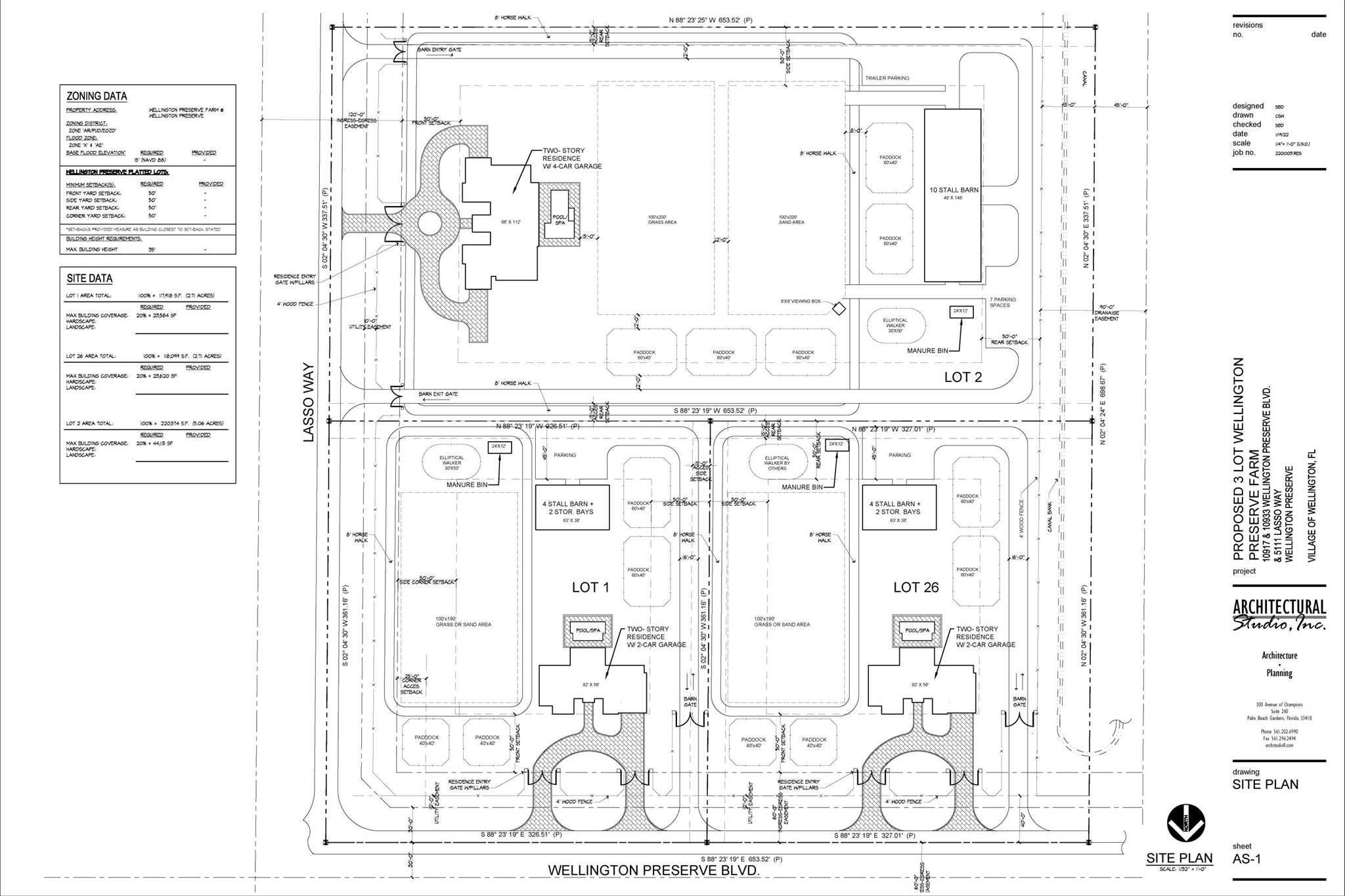 WELLINGTON PRESERVE - Land