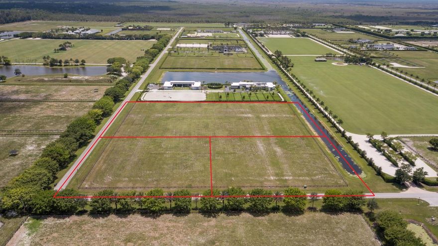 Unique opportunity to purchase over 10 acres in the coveted Wellington Preserve equestrian community. Consisting of 3 adjacent parcels, this 10.48-acre property is cleared, fenced, and offers city water. Site plans showcase two amazing development options, one using the entire parcel and the other dividing it three ways.