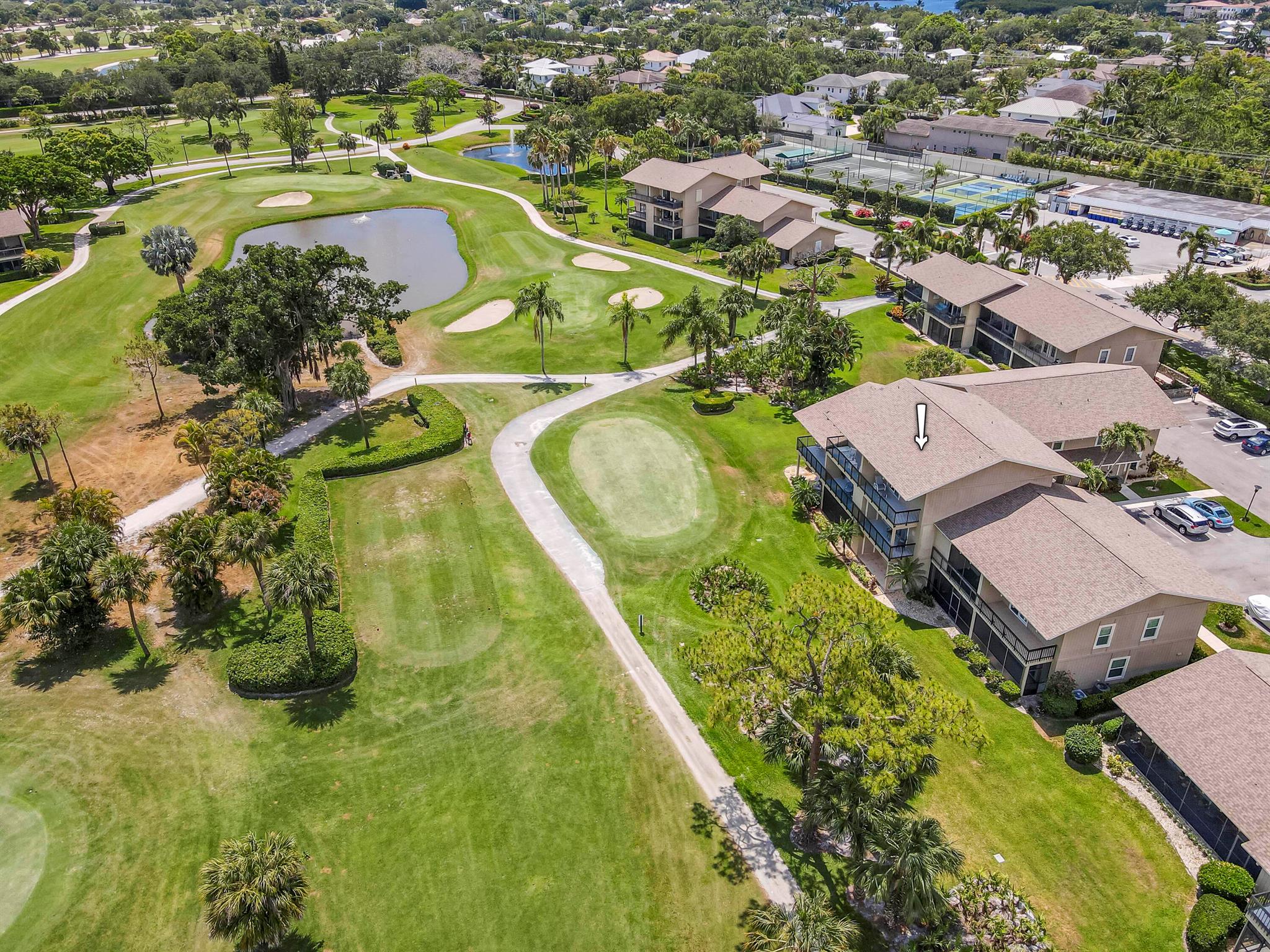 Fabulous modern remodel and premium location with stunning golf views! This townhome condo has a spacious layout and carefully chosen upgrades. You'll love the sweeping course and fairway views from all main living areas and from the large private balconies on each level. Just steps to the first tee, tennis, pickleball and the ever-popular pool area right next to the breezy and beautiful Loxahatchee River - perfect for swimming and basking in the sun after a game. Riverbend's golf course was named the ''Jewel on the Loxahatchee'' by the Fazio brothers who designed the popular18 hole course. This townhome features 2.5 baths, a full-size washer/dryer, 2016 AC and 2023 Wtr Htr. Close to Jupiter's beautiful beaches and all the Palm Beach area has to offer!