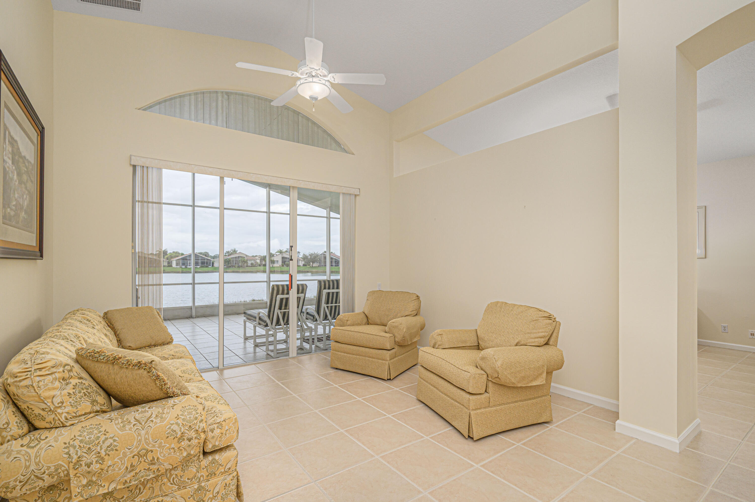 Lakefront- Lovely Sapphire Model - 2 Bedrooms, + 2 Bath with Den & 2 Car Garage. Tiled flooring throughout except Bedroom #2. Sliding Doors going out to the Huge 19' x 27' Screened Lanai. Accordion Shutters. HVAC replaced 08/2021, Kitchen remodeled including the appliances in 2015, Whole House Generator. COMCAST EXPANDED CABLE & HIGH SPEED INTERNET INCL. IN HOA. Cascades at Saint Lucie West was voted #2 for BEST 55+ COMMUNITY. Enjoy the clubhouse, game rooms, poker room, billiards, library, computer room, arts & craft room, plus fitness and aerobics rooms. Large heated swimming pool, har-tru tennis courts, pickle ball courts, bocci, shuffle board, & a 9 hole pitch-n-putt golf course. Cascades is within walking distance of shopping, restaurants, & recreation. Easy access to I-95. READY NOW!