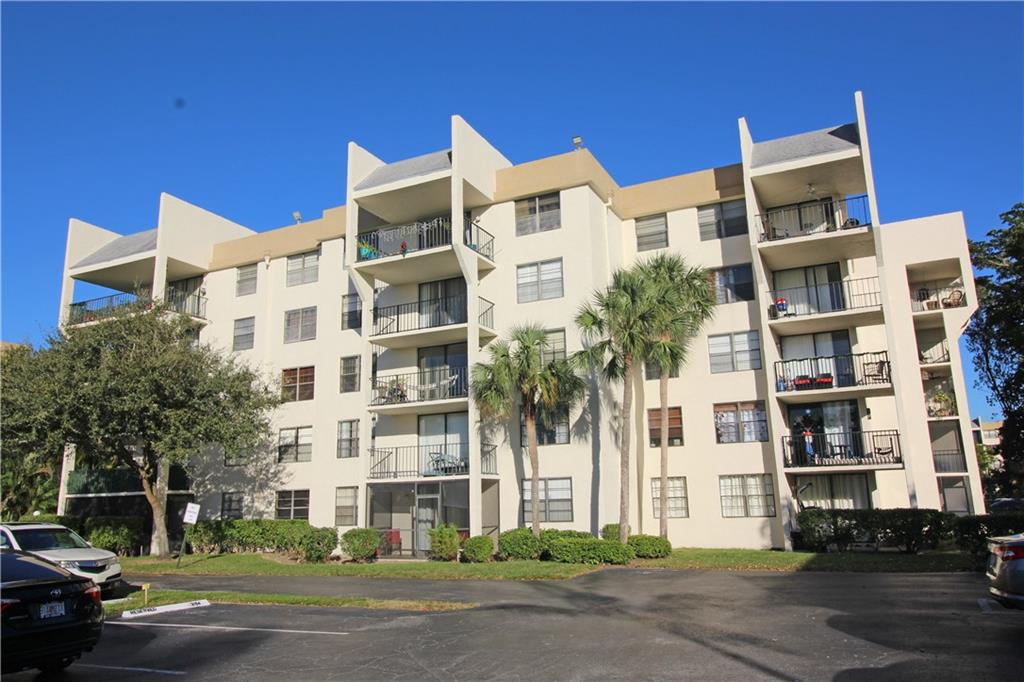 Spacious 2 bedroom, 2 bathroom condo on the 4th floor of a 5 story building. Open concept living/dining/family area. Living room has been wired for surround sound with 8 total speakers installed. Walk-in closet in master bedroom. Washer & dryer in unit. Sliding glass doors lead out to western facing balcony.
Complex is open to all ages and small pets (<20 lbs) are allowed. Complex has a pool and tennis court. 1 assigned parking spot, but plenty of guest spaces. Renting is not allowed.
Centrally located near the turnpike, Commercial Boulevard, Walmart, & Publix.