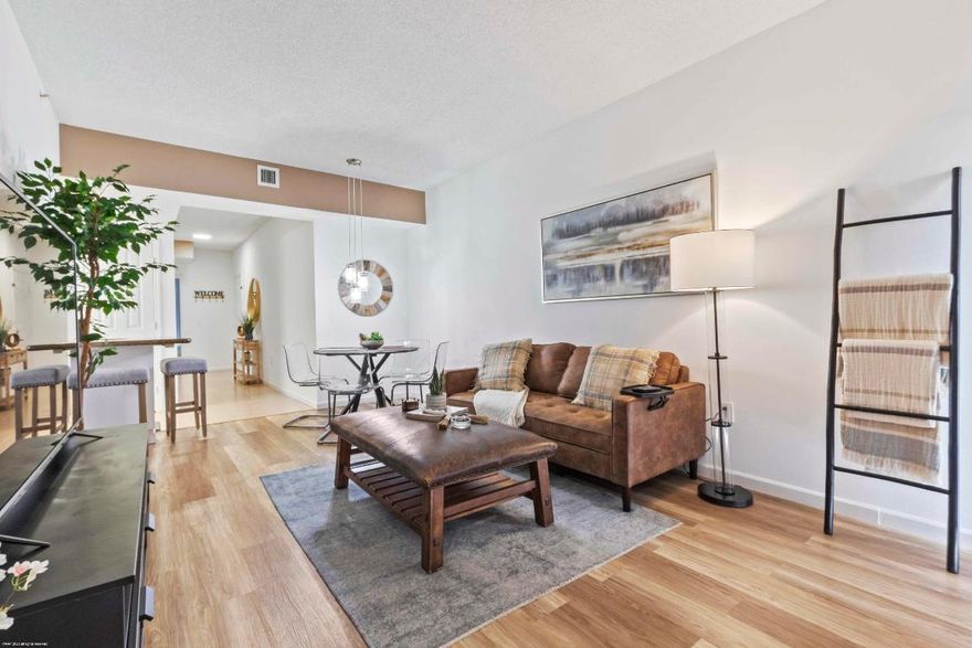 Offered turnkey; fully furnished! Enjoy peace and privacy in this renovated and clean, top-floor Arissa Place condo.  This 3-bedroom, 2-bathroom property features blackout curtains in all bedrooms, begging you to sleep in on your days off. Two of the bedrooms have walk-in closets. The primary bathroom features and oversized tub/shower to soak in after long days. Relax on the covered balcony with serene views of the Polo West preserve, or enjoy the community pool, spa, and fitness center.  Biking distance to brand new Publix, restaurants, banks, and more. Available seasonally as well.