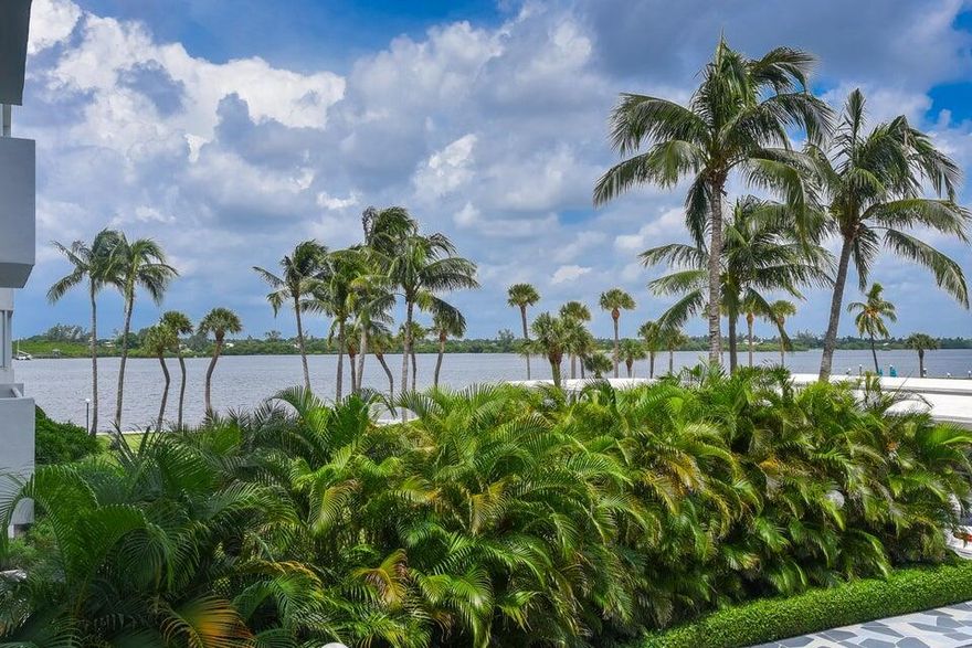 Beautifully updated and full of charm, this immaculate 1 bedroom, 1.5 bath residence at La Palma Condominium offers stylish living with a coastal flair. The apartment features tasteful furnishings, generous storage, an eat-in kitchen, a covered balcony and serene views of the Intracoastal Waterway. Residents of La Palma enjoy resort-style amenities including a saltwater pool overlooking the Intracoastal, deeded beach access just across the street, a fitness center, sauna, BBQ and garden area, 24-hour door serviceand on-site management. For visiting friends and family a 2-bedroom guest suite for rent exclusively for owners. Ideally located near golf courses, tennis facilities, luxury hotels, fine dining, upscale shopping, theLake Worth Farmers Market.