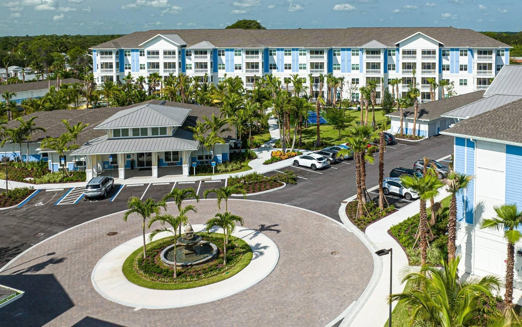 The Sovana at Stuart is a sought-after 55+ active community inspired by the SUN(r) Program--designed to promote health, wellness, recreation, friendship, and lifelong learning. Enjoy resort-style amenities including a pool, pickleball, dog park, clubhouse, fitness center, and courtesy bus. The Savina model is a beautifully designed 1 bed/1 bath apartment stainless steel appliances, granite countertops, a spacious master suite, in-unit washer/dryer, and a screened-in patio. Garage and carport parking for a monthly fee. If you're ready to downsize and thrive in a vibrant, connected community, The Sovana at Stuart is your perfect next chapter! CURRENT PROMOTION** ONE MONTH NO RENT!! WAITING FOR YOUR HOME TO SELL? Enjoy discounted rent while your home is on the market--call for detai