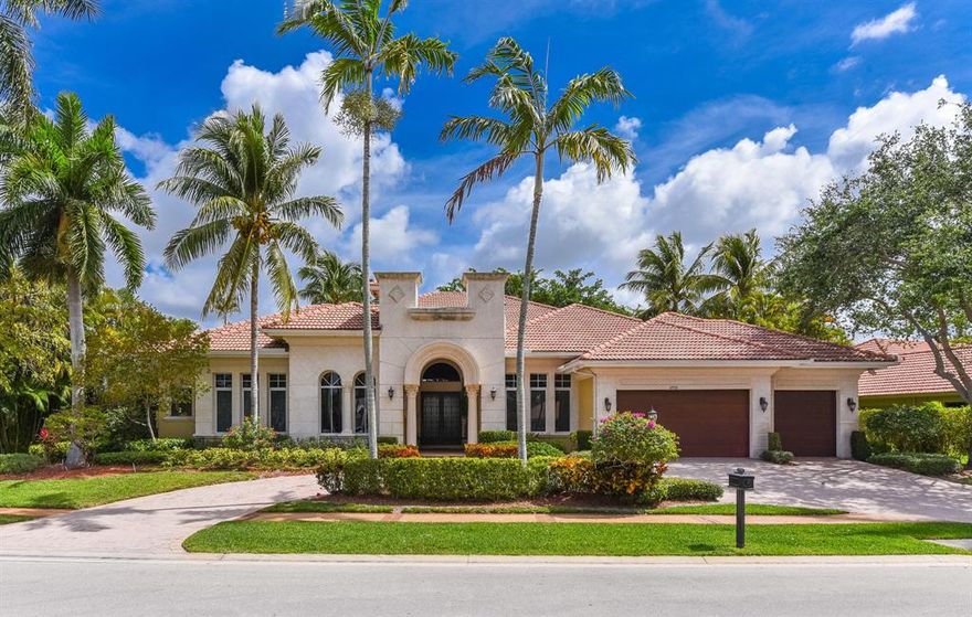 One story home with 4 en-suite bedrooms plus office, primary suite with his and her baths. Dramatic entry with spacious living room with entertainment bar, volume ceilings and large dining room.  The kitchen and family room overlook the resort style pool.  Other amenities include impact windows and generator. The information herein is deemed reliable and subject to errors, omissions and changes without notice. All measurements are approximate.