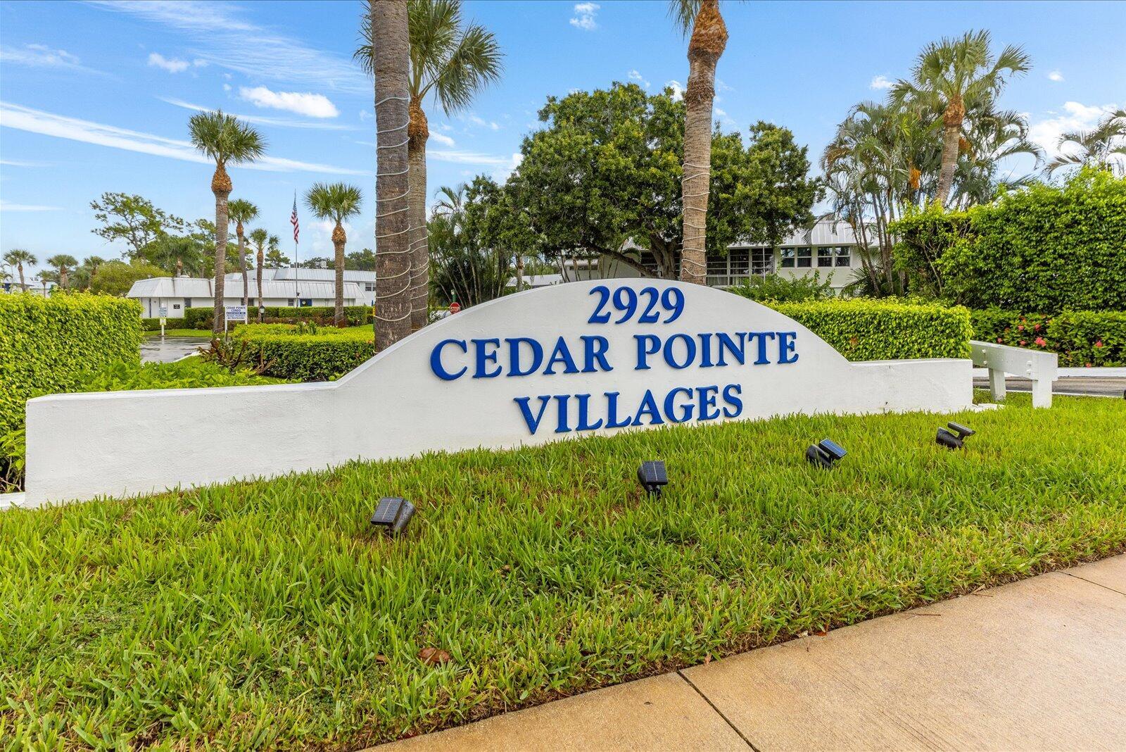 CEDAR POINTE CONDO - Residential Lease