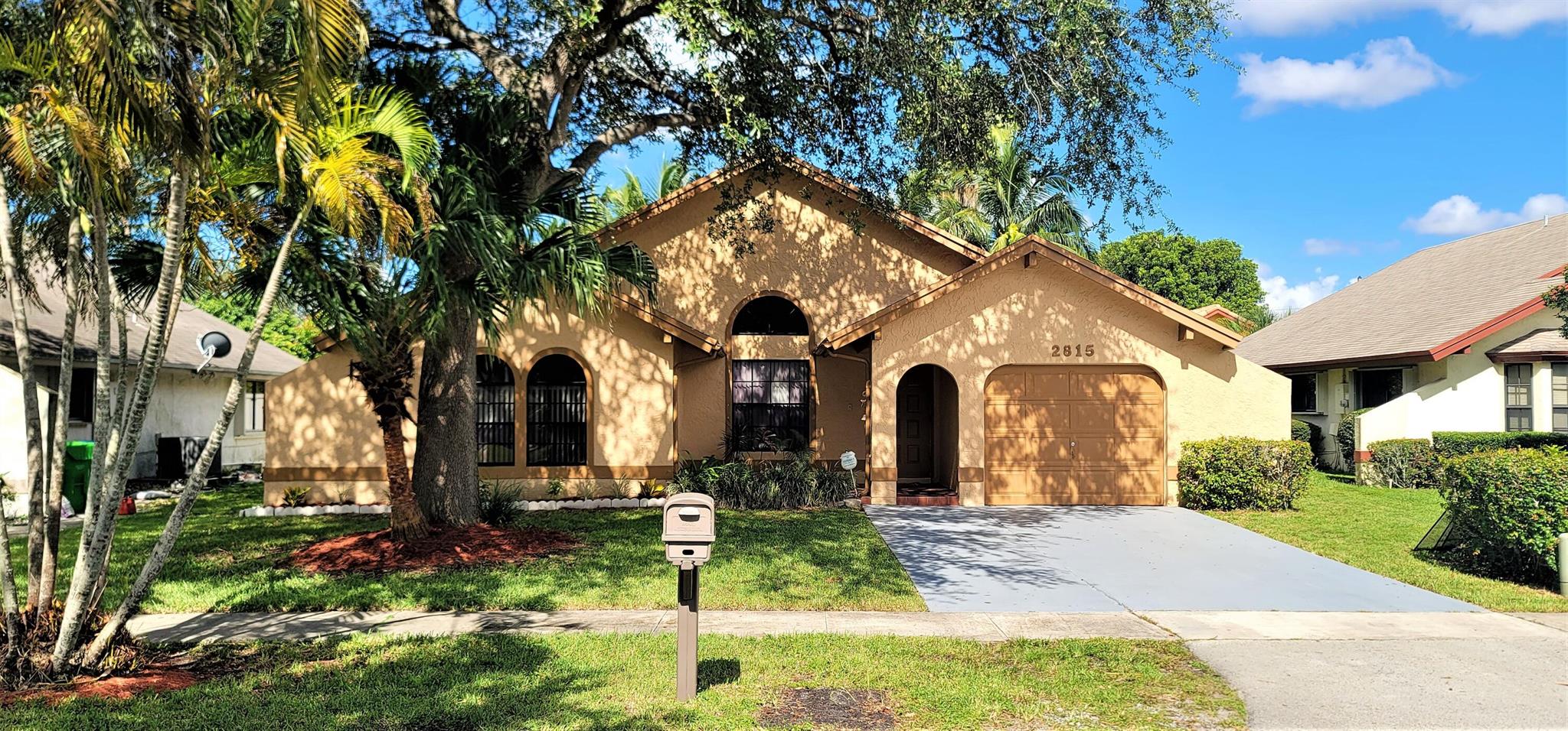 This well maintained home is situated on a quiet cul-de-sac in the desirable Jero subdivision featuring a spacious floor plan, three bedrooms and two bathrooms, cathedral ceilings, newer roof, and a large screened in patio. The home is located just minutes from all of Sunrise's attractions, which include the all new Aquatic center and municipal complex, new soccer club park, BB&T center and Sawgrass mills.