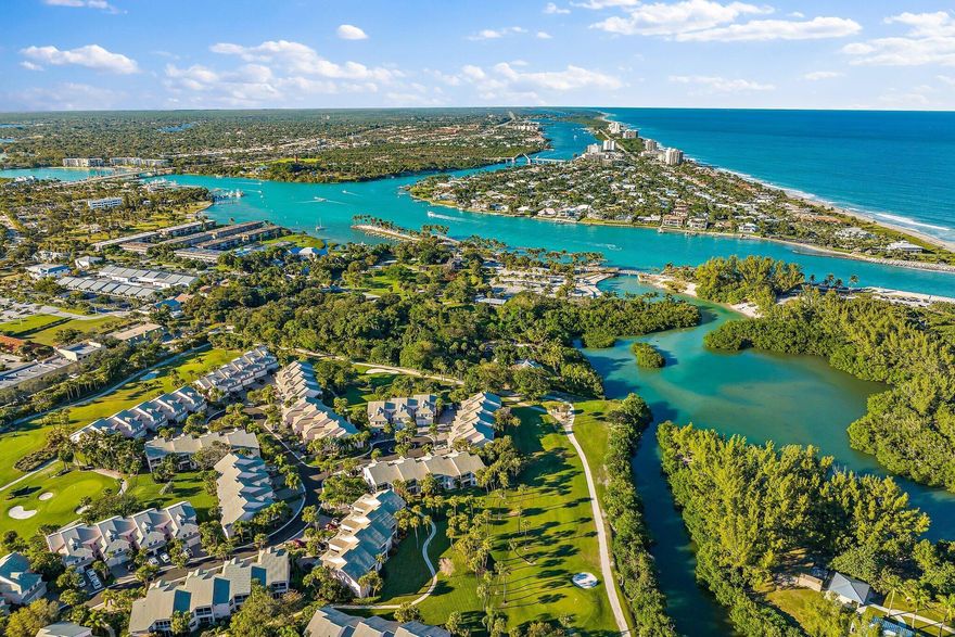 Available 10/1/25 - Apr 30, 2026.  Screened porch from this lakeview location in the Estuary at Jupiter Dunes a Par 3 Golf Course Community. Walking distance to Beach, Parks & Jupiter Inlet.  Gated community with Pool. Owner will look at all terms except Annual. Around the corner from Jupiter's most popular Restaurants. Garage for small compact car. Guest BR on 2nd floor. $6000 for 4 months $6500 for 3 months