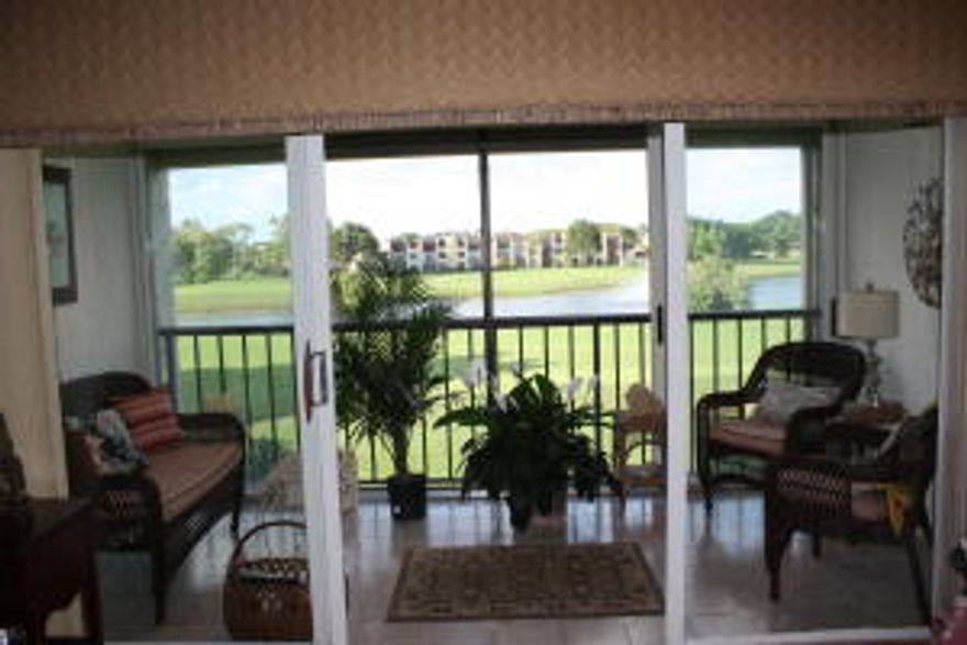 NOT TO BE MISSED..FABULOUS 2 BEDROOM CONVERTIBLE 2 BATH CONDO IN GATED COUNTRY CLUB COMMUNITY..BEAUTIFULLY RENOVATED WITH WOOD FLOORS AND OPEN KITCHEN.  BATHROOMS HAVE BEEN RENOVATED WITH HIGH END VANITIES AND LARGE TILES ON FLOOR AND WALLS.  UNBELIEVEABLE GOLF COURSE VIEW.