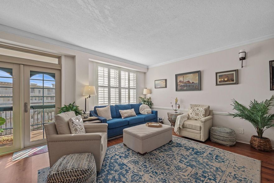 Beautiful two bedroom, two bathroom condo with ocean views at La Bonne Vie, a premier, full amenity oceanfront building in Palm Beach. Assigned covered parking + plenty of open guest parking. 24/7 doorman, gym, game room, bike storage and more! Oceanfront heated pool and orchid garden. No current assessments. May rent right away, once per year/six month minimum.