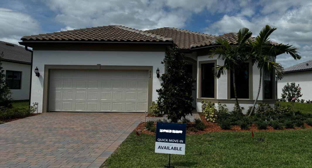 NEW CONSTRUCTION - This final immediate move in Mystique is one of a kind for so many reasons! The Location - Long Lake View just steps from the world class amenity campusThe Floorplan - Extended Gathering Room, Built In Gourmet Kitchen, Split Bedrooms, Double Doors at Den, Walk in Shower in Owner's Bath The Vibe - Fresh On-trend colors adorn the entire home from top to bottom. Hard surface flooring flows through the entire home
