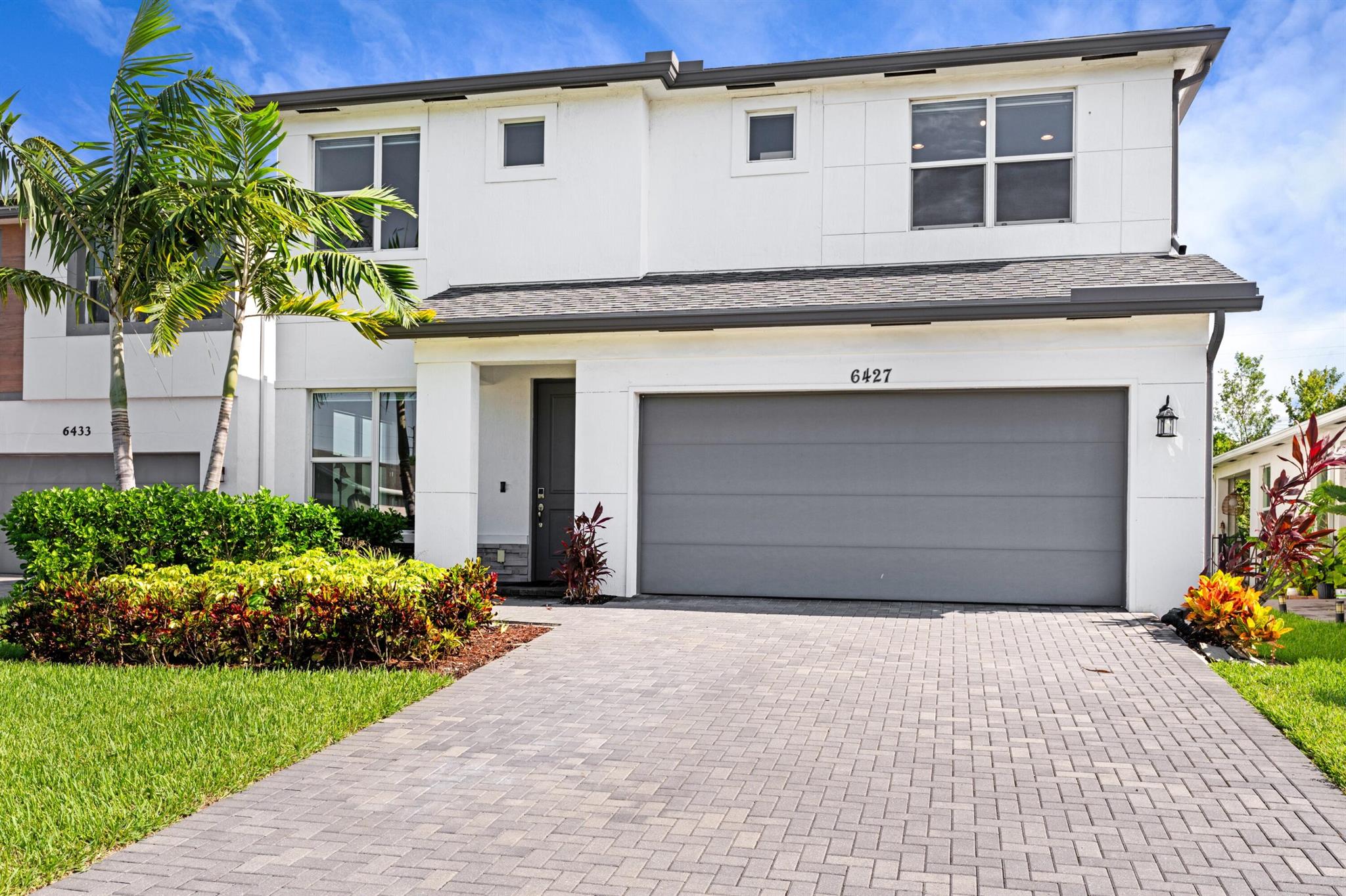 Welcome to this stunning single-family home in the private and highly sought-after Solcera neighborhood. Built in 2021 and situated on one of the deepest lots in the community, this home is sure to wow you from the moment you step inside. With an incredibly unique and spacious floor plan, this two-story gem offers 4 bedrooms and 2.5 bathrooms with an additional formal space downstairs, currently being used as an office and a loft upstairs providing ideal bedroom separation.Bright and airy, the home is flooded with natural light the moment you enter, and offers direct views of the expansive backyard. Every detail in this nearly new home has been thoughtfully designed, including hurricane impact windows and doors throughout for peace of mind.