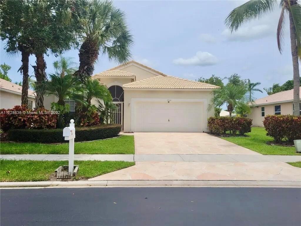 Beautiful 1-story single-family home located in a quiet neighborhood. This property features a stylish kitchen with granite countertops, stainless steel appliances, and tile flooring throughout. Enjoy updated bathrooms and a covered patio with a serene lake view. Cable and lawn care are included. Conveniently situated in the heart of Boynton Beach, close to major shops, restaurants, and with easy access to the Florida Turnpike and I-95.