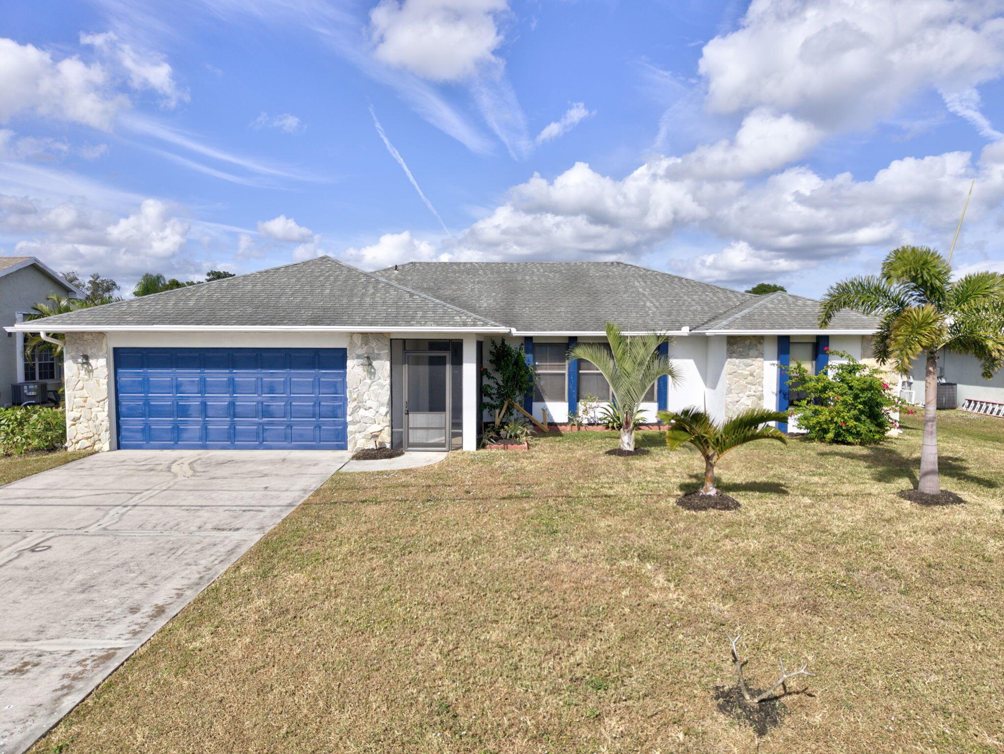 Discover your dream waterfront home with owner financing available! This charming 3 bedroom, 2 bathroom residence offers OCEAN ACCESS and is on the St. Lucie River. Per the owner, the city recently dredged the canal, providing a depth of 5 feet. The impeccably maintained property features a private dock, perfect for fishing and boating enthusiasts, and a screened patio for enjoying a serene water view. Inside, enjoy lots of upgrades, including new plumbing, custom kitchen cabinets, stainless steel appliances, granite countertops, and beautiful plank flooring. New water heater installed, and AC compressor and coils replaced.