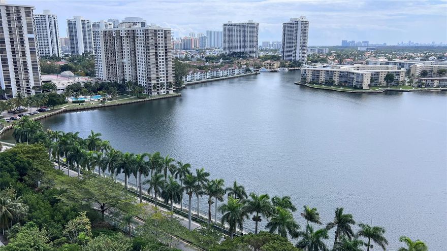 Come home to your tranquil paradise in the sky! Start your morning with a warm cup of coffee as you take in the serene sunrise and beautiful surrounding water views. Prepare dinner in your large, updated kitchen with plenty of storage and counter space. Oversized master bedroom allows room for all of your furniture, yet ample storage awaits with 5 closets including one large walk-in. There's also a private, locked storage unit on the floor. Play tennis, swim in the pool, lift some weights in the exercise room, practice your putting or grill poolside. So much to do with even more near by. Close to shops, dining, houses of worship and the beach!