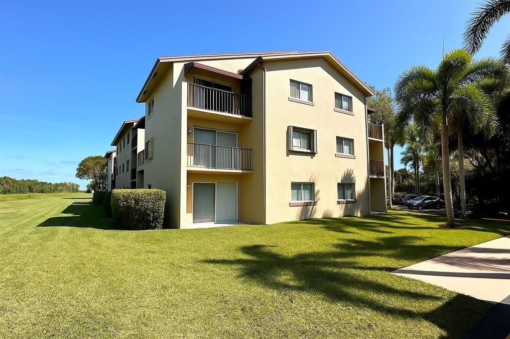 Welcome to the highly desirable St. Andrews Palm Beach Estates! This is a charming 2-bedroom, 1-bath second-floor apartment. The home is fully laminated and tiled and freshly painted inside, providing a crisp, move-in-ready feel. Community amenities include on-site laundry facilities, a beautiful pool, and a well-equipped exercise room. Conveniently located within walking distance to schools. Rent includes water and lawn care — offering incredible value and peace of mind. This one truly has it all — don’t miss it!