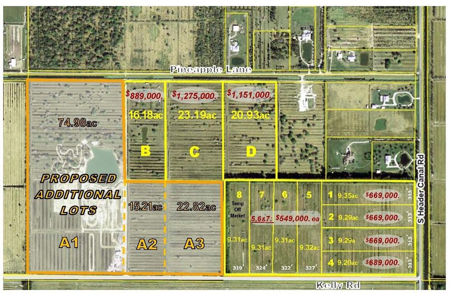Former citrus land now with cattle grazing and AG-Exemption taxation. Lot faces Pineapple Lane and is surrounded by ranchette & equestrian homesites. This lot has scattered oaks throughout.