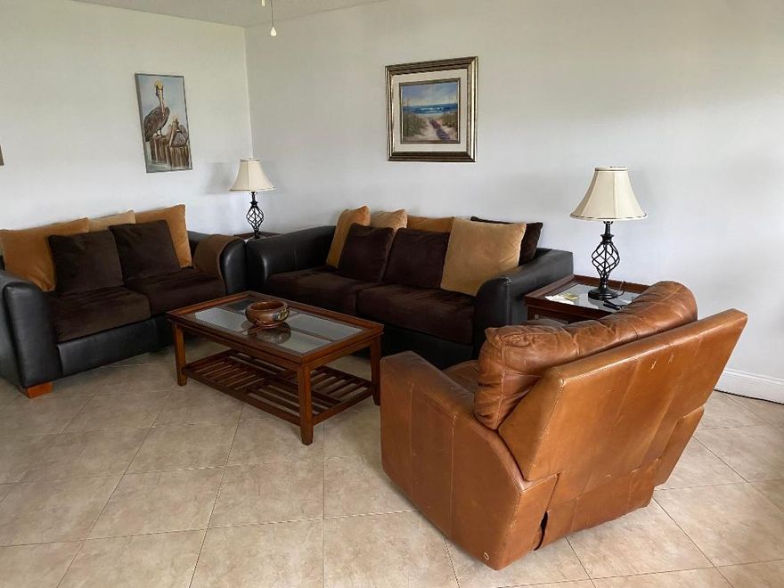 Condo located on outside corner, Impact window all around, central A/C less than 8 years  old, this condo is immaculate and ready to move in. 24 hours security, Gated community, active clubhouse and fitness center.