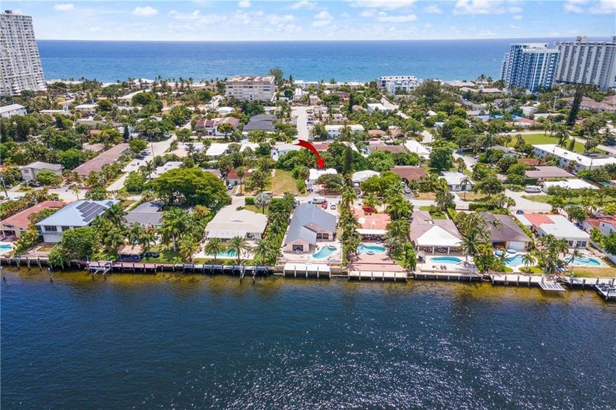 JUST REDUCED PRICE!!.. A BEACH LOVERS DREAM HOME.. THIS WELL APPOINTED HOME IS JUST STEPS TO THE BEACH AND FEATURES 1420 SQ FT WITH 2 BEDROOMS, 2 BATHROOMS, 1 CAR GARAGE, PLUS A BONUS ROOM USED AS A DEN/OFFICE. VAULTED CEILINGS, IMPACT GLASS THROUGHOUT, AND A COMPLETELY REMODELED KITCHEN. THIS HOME IS SITUATED JUST OFF A1A OCEAN BLVD ON A QUIET STREET THAT OFFERS WALKING DISTANCE TO ALL NEW POMPANO BEACH PIER ATTRACTIONS, RESTAURANTS, SHOPPING, AND MORE OR ENJOY THE VERY PRIVATE BACKYARD WITH PLENTY OF ROOM TO ADD A POOL FOR YOUR OWN PRIVATE TROPICAL OASIS. THIS HOME COULD MAKE A GREAT INVESTMENT FOR AIRBNB RENTAL, SEASONAL OR YEAR ROUND HOME IN THE HOTTEST AREA OF POMPANO BEACH WITH A PUBLIC BOAT LAUNCH 5 MINUTES AWAY.. CALL TODAY FOR A PRIVATE VIEWING OR USE MY 3D VIRTUAL TOUR! JUST REDUCED PRICE!!.. A BEACH LOVERS DREAM HOME.. THIS WELL APPOINTED HOME IS JUST STEPS TO THE BEACH AND FEATURES 1420 SQ FT WITH 2 BEDROOMS, 2 BATHROOMS, 1 CAR GARAGE, PLUS A BONUS ROOM USED AS A DEN/OFFICE. VAULTED CEILINGS, IMPACT GLASS THROUGHOUT, AND A COMPLETELY REMODELED KITCHEN. THIS HOME IS SITUATED JUST OFF A1A OCEAN BLVD ON A QUIET STREET THAT OFFERS WALKING DISTANCE TO ALL NEW POMPANO BEACH PIER ATTRACTIONS, RESTAURANTS, SHOPPING, AND MORE OR ENJOY THE VERY PRIVATE BACKYARD WITH PLENTY OF ROOM TO ADD A POOL FOR YOUR OWN PRIVATE TROPICAL OASIS. THIS HOME COULD MAKE A GREAT INVESTMENT FOR AIRBNB RENTAL, SEASONAL OR YEAR ROUND HOME IN THE HOTTEST AREA OF POMPANO BEACH WITH A PUBLIC BOAT LAUNCH 5 MINUTES AWAY.. CALL TODAY FOR A PRIVATE VIEWING OR USE MY 3D VIRTUAL TOUR!