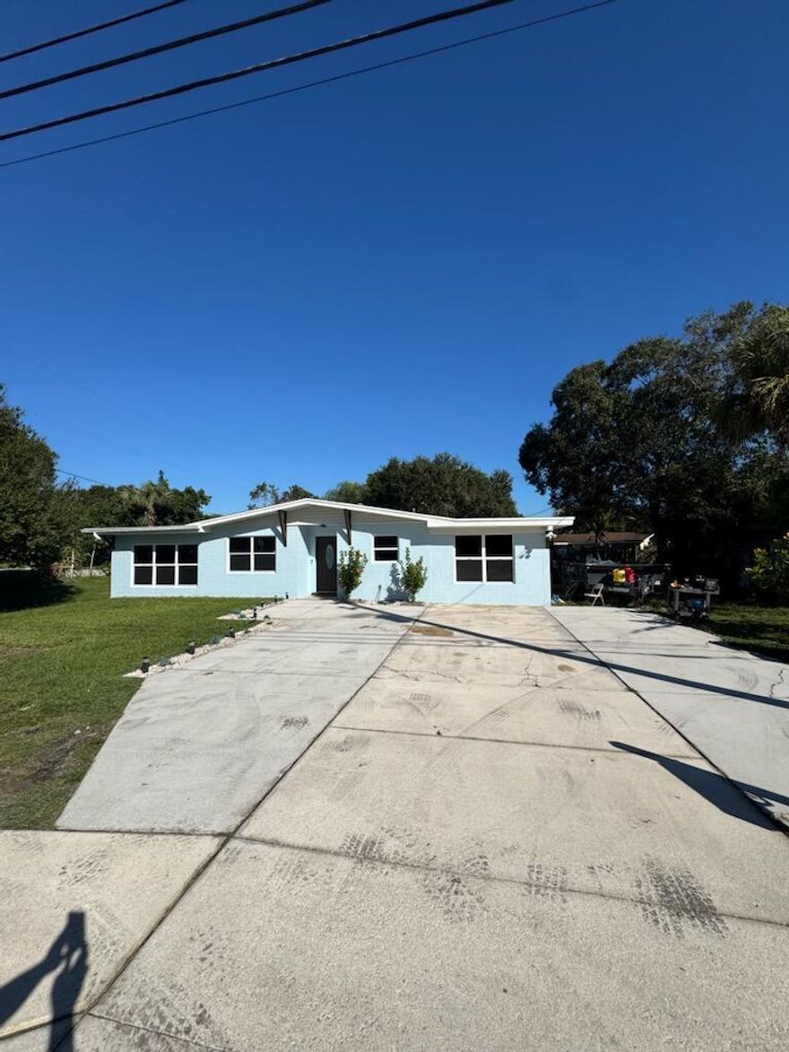Welcome to this solid 3- bedroom, 2- bath concrete block home offering 1,715 sq. ft. of living space in the Cortez Estates community of Fort Pierce. Built in the 1960s, this single-story residence sits on 8,276 sq. ft. lot and features a functional floor plan with 8 total rooms, including a spacious living area and dining space. This home is equipped with central heating and cooling, a shingle roof, and a durable block construction for peace of mind.Conveniently located near schools, shopping, and major roadways, this property combines comfort with accessibility. With its generous lot size, solid structure, and prime location, it's an excellent opportunity for homeowners or investors looking to add value.