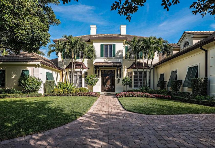 Private Beach access and pride of ownership prevail  in this spectacular home on over 1 acre, situated on  a  lushly landscaped slice of paradise.  The perfect lay out  featuring  6 bedrooms, 7 full and one half baths.  Detail and fine craftsmanship are  the hallmark of this Seminole Landing beauty. An  enchanting outdoor space with covered patio, screened summer kitchen and loggia, play area and over-sized pool and spa, all nestled in a tropical setting. A new  cabana bath with access from pool area allows for entertaining large groups.  If fishing is your passion, launch a kayak  or drop a line and enjoy Snook for dinner. A large 3 car air conditioned  garage, as well as golf cart garage add to the already ample storage.