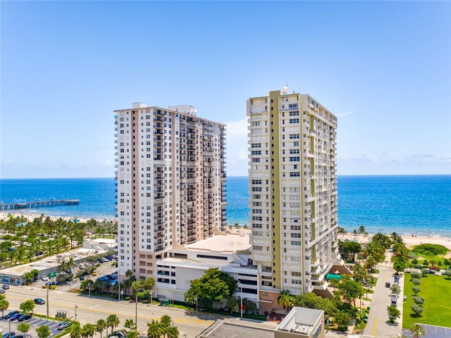 2 BEDROOM CONVERTIBLE, 2ND BEDROOM IS OPEN TO LIVING ROOM, SPLIT BEDROOM PLAN, EACH BEDROOM HAS FULL BATH AND WALK IN CLOSET, NORTH EXPOSURE WITH OCEAN AND BEACH AND LIGHTHOUSE VIEW.UNIT IS FULLY FURNISHED. TILED LIVING ROOM FLOOR. OWNERS OF NORTH AND SOUTH TOWER SHARE OWNERSHIP OF OCEANFRONT CLUBHOUSE W. 2 POOLS, PRIVATE BAR/BOTTLE CLUB, PRIVATE PATIO RESTAURANT, 2 GYMS, BOCCE, BILLIARD, HUGE BBQ AREA ALONG THE BEACH AND BEACH PICNIC AREA. CLUBHOUSE FEES ARE INCLULDED IN  THE HOA. ELS (MANADATORY FIRE SPRINKLER INSTALLEMENT) ASSESSMENT WILL BE RATIFIED, DATE AND AMOUNT NOT AVAIL. AT LISTING DATE. BLDG. HAD 40 YR INSPECTION, CLUBHOUSE DID NOT AND NEEDS CONCRETE REPAIR. CAN RENT IMMEDIATELY ONE RENTAL PER YEAR, 90 DAY MIN.