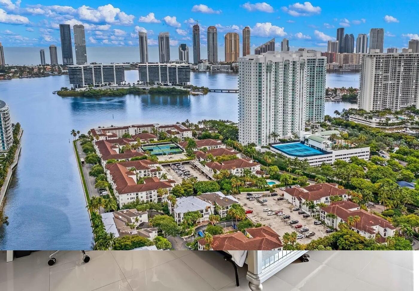 Located in the heart of Aventura FL and only few minutes from the stunning Sunny Isles Beach , this Amazing water front gated community exclusive condo is the ideal place to live. The condo features 2 heated pools, 2 tennis courts, 16 seat private movie theater, party room, BBQ areas , a Gym, yoga/pilates studio and an outstanding clubhouse. This condo comes with a free designated parking in addition to the unlimited guest parking. Because we love pets, this condo is a pet friendly and the community offers a pet park on site. On site Security is 24/7 which makes it ideal home for a family with kids. spectacular Sunrise and Sunset and beautiful oversized balcony. walking distance to Starbucks, Fresh Market and Aventura Mall.