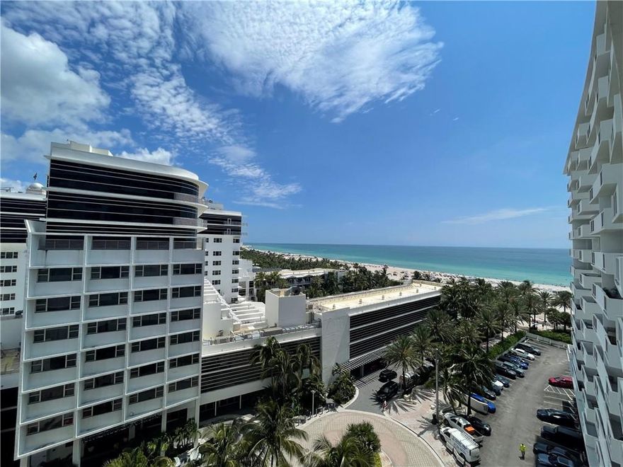 Furnished or unfurnished unit with ocean views and a balcony. A partition wall with door creates your own room and gives you a living room. Steps from the beach, in the heart of South Beach. **** Ocean Drive and Lincoln Road at your door steps!!!! Stainless steel appliances, Tile throughout the living room and dining room and laminated floor in the bedroom. Rent period is for minimum six months plus one day.