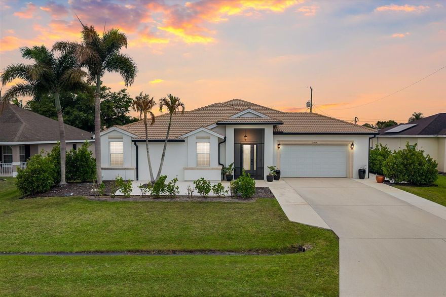 NO HOA! Stunning 4-bedroom, 2.5 bath CBS heated pool home with a 2-car garage located in the heart of Port St. Lucie. This spacious home offers a bright and airy floor plan with soaring custom ceilings, designer touches, and large windows that bring in plenty of natural light throughout. The kitchen features a gas stove, a rare feature in Port St. Lucie and a huge plus for those who love to cook. Recent updates include a brand new AC system and tankless gas water heater. Step outside to your private backyard oasis complete with a fully fenced yard, sparkling pool, extended pool deck, and covered patio perfect for entertaining or relaxing year-round. Conveniently situated near Tradition and between I-95 and the Florida Turnpike for easy commuting and quick access to South FL!
