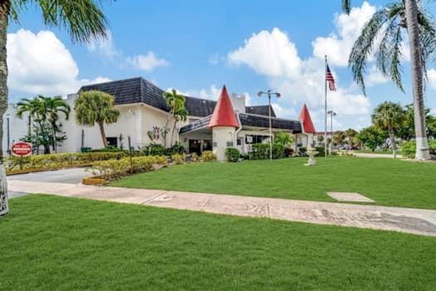 55+ Community in Castle Gardens - No resident under 18 years old.  LARGE 2 bedroom 2 bath corner unit. Kitchen features white cabinetry with white quarts countertop, beautiful mosaic backsplash, SS appliances. Oversize living room leads out to enclosed patio.  Guest bedroom featureS large walk-in closet with built-ins. Primary bedroom with en suite. Brand new guest bathroom with modern fixtures. Very clean laundry room is one door away from the unit with extra private stoarge space. Building has keyed entry plus roving security.  Community has numerous amenities such as: 3 heated pools , movie theare, fitness centers, bowling alley, picnic area, shuttle bus to shopping.