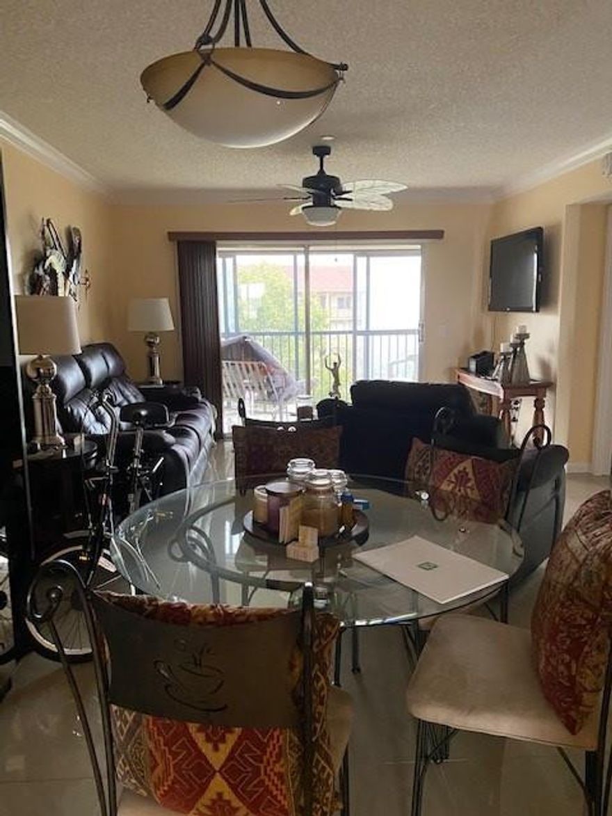 AMAZING 55+ COMMUNITY 2 BED 2 BATH WITH 2 WALKING CLOSETS IN BOTH BEDROOMS, WASHER AND DRYER IN THE UNIT (2020).  ELEVATORREMODELED IN MARCH 2020, KITCHEN APPLIANCES,CABINETS, GRANITE COUNTERTOP, BATHROOMS VANITIES AND TOILETS, MASTER BATH SHOWER GLASS DOOR. CERAMIC FLOOR THROUGHOUT THE HOUSE. CROWN MOLDING THE WHOLE UNIT. THE UNIT  IS IN VERY GOOD CONDITION.CLUB HOUSE OFFER FREE TRANSPORTATION , GOLF COURSE, HEALTH CLUB, DOCTORS, MARKET PLACE WITH HAIR ANS NAIL SALON, RESTAURANT AND CAFETERIA. THEATER. CLUB HOUSE HAS DANCING MUSIC FRIDAY AND SATURDAY AND  MORE. SPECTACULAR PLACE TO LIVE WITH THE SECURITY GATE. APPLICATION TAKE 30-35 days TO PROCESS.  MOTIVATED SELLER.