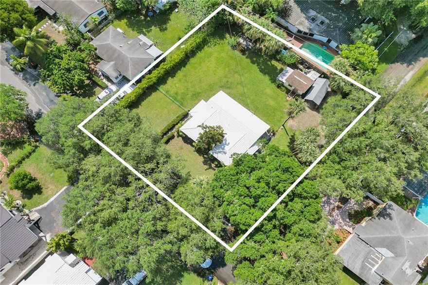 <<<<THERE IS POTENTIAL FOR A BUILDER TO POSSIBLY BUILD 2 SEPARATE HOMES ON THIS  PROPERTY BUT YOU NEED TO DO YOUR HOMEWORK TO DETERMINE THIS PROPERTY/S ZONING USE>>>>> DESIRABLE YELLOWSTONE PARK !!.... DOUBLE CORNER LOT HOME 100X125; 12,358 SQ FT OF LAND.....2 LEGAL ADDRESSES; 1702 SW 13 AVE & 1220 SW 17 ST!....HOME'S ARE  PRESENTLY OWNER OCCUPIED......2 KITCHENS, 2 SEPARATE GAS METERS, DADE COUNTY HARDWOOD FLOORS...#1702 HAS CENTRAL AIR, 2 BEDROOMS & 1 BATH.....#1220 SW 17 ST HAS WINDOW WALL AC....MATURE TREES & LANDSCAPING......VALUE IS IN THE LAND.....LOCATED ON TREE LINED STREET ACROSS  FROM WATERFRONT HOMES....