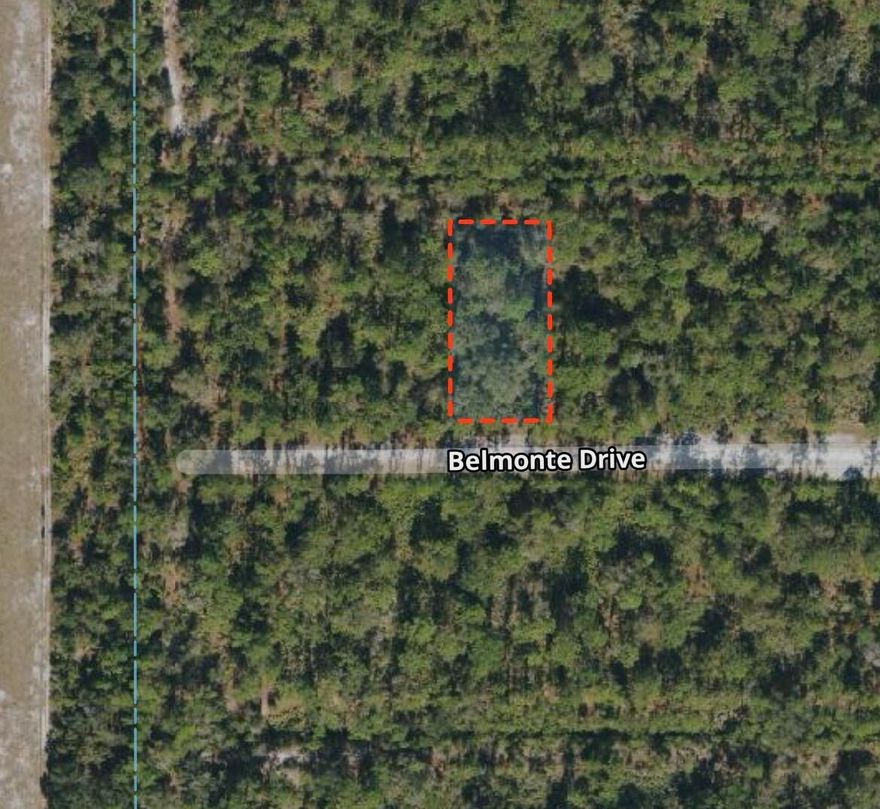 Here is your opportunity to own a half-acre of county living in the rural area of Indian Lake Estates. The property has been mostly cleared, leaving a palmetto buffer along the road frontage and manicured oak trees. The property boasts an abundance of wildlife and is located just three parcels in from Belmonte Drive's dead end, which borders a private 2000-acre ranch. Only minutes to SR60 for easy commuting, Lakes Wales shopping and less than 3 miles to the public Indian Lake Estates Golf and Country club  with restaurant. Enjoy public land areas close by that allow boating, hunting, fishing and camping such as Weohyakapka's 7,500 acre lake, Avon Park, Arbuckle, Walk in Water WMA's,  Lake Kissimmee State Park and Lake Wales Ridge State Forest.